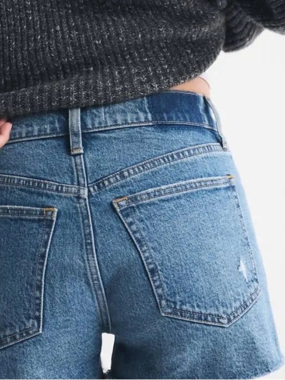 A&F DENIM SHORTS ☀️